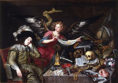 The Dream of the Knight by Antonio de Pereda